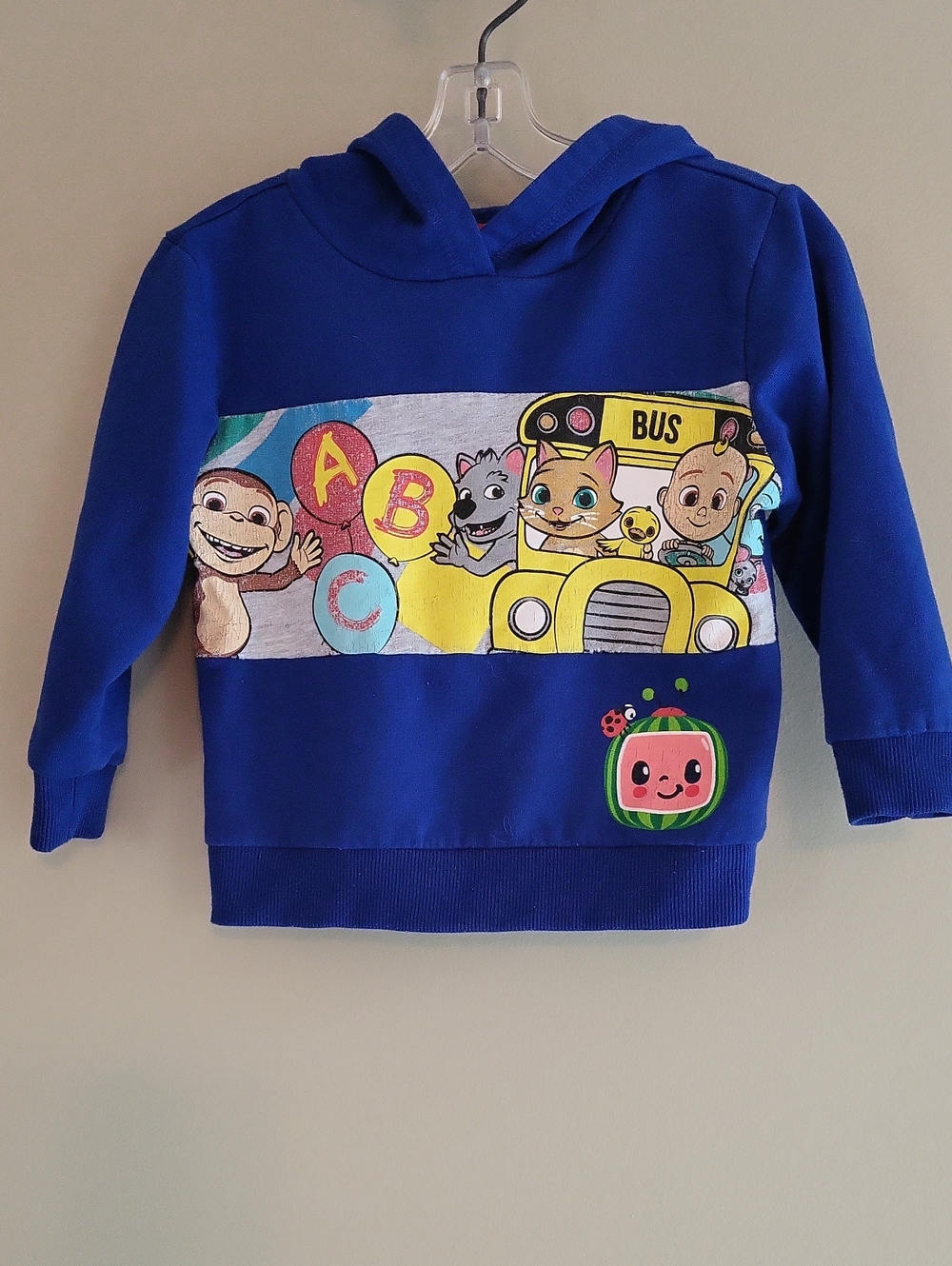 Cocomelon blue pullover hoodie